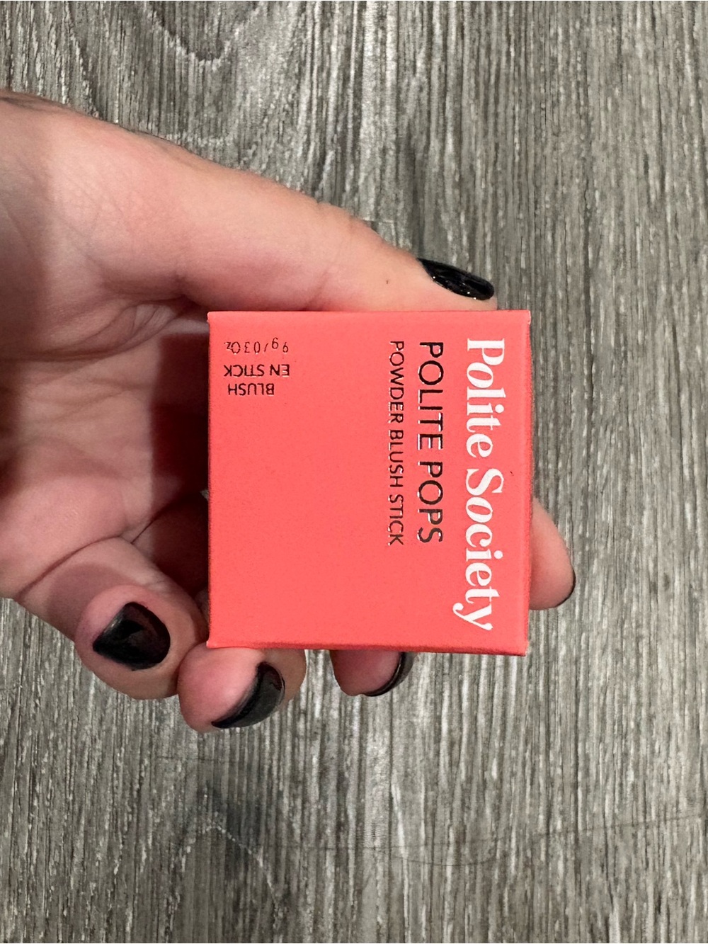 Polite Society Polite Pops Powder Blush Stick — Coral